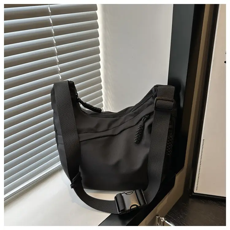 2024 Casual Crossbody Bag Black Nylon Large Capacity — feature 18