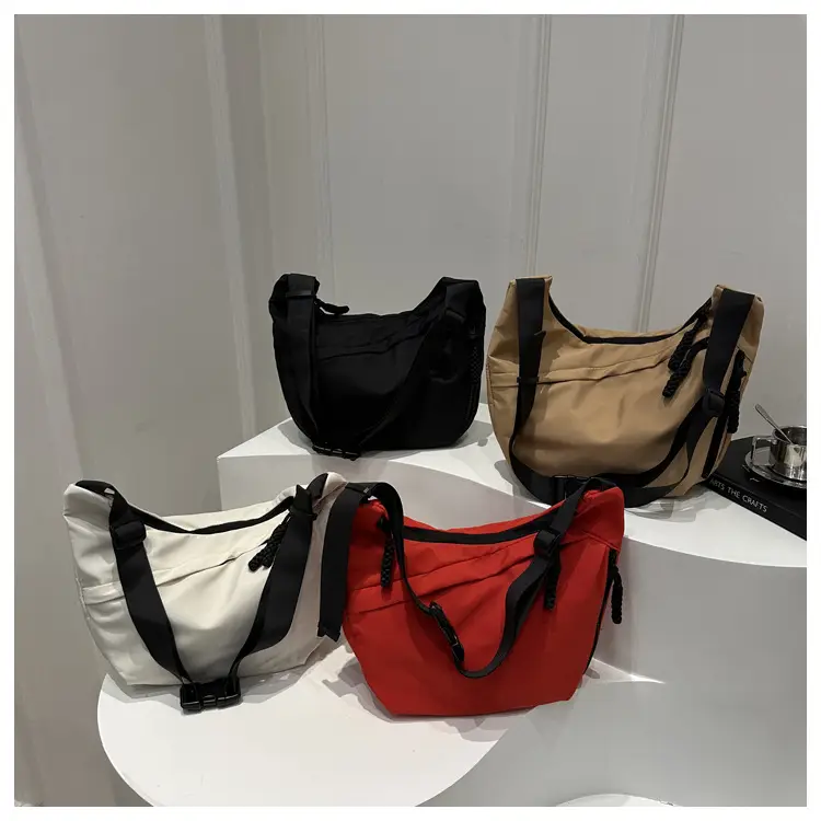 2024 Casual Crossbody Bag Black Nylon Large Capacity — feature 26