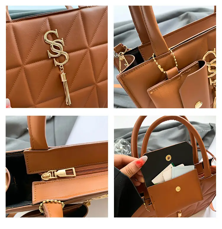 Women's Brown Crossbody Bag 2024 Winter Casual Commute — feature 10