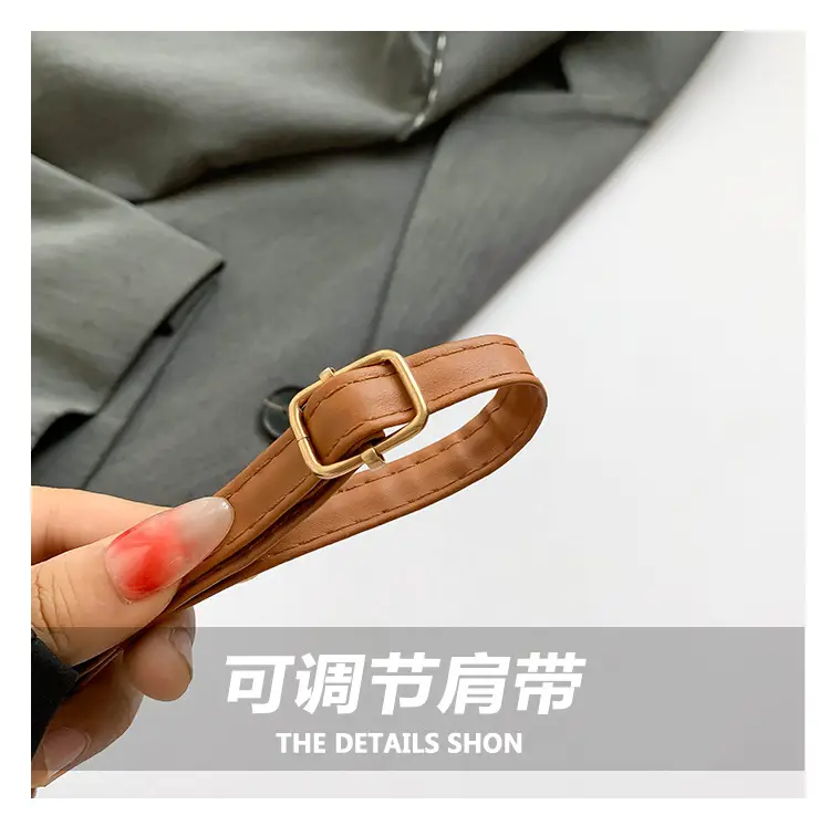 Women's Brown Crossbody Bag 2024 Winter Casual Commute — feature 4