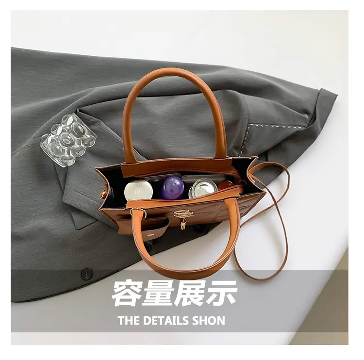 Women's Brown Crossbody Bag 2024 Winter Casual Commute — feature 6