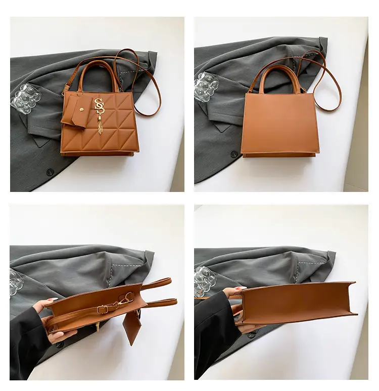 Women's Brown Crossbody Bag 2024 Winter Casual Commute — feature 9