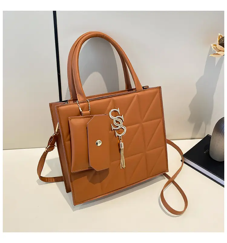 Women's Brown Crossbody Bag 2024 Winter Casual Commute - Image 4