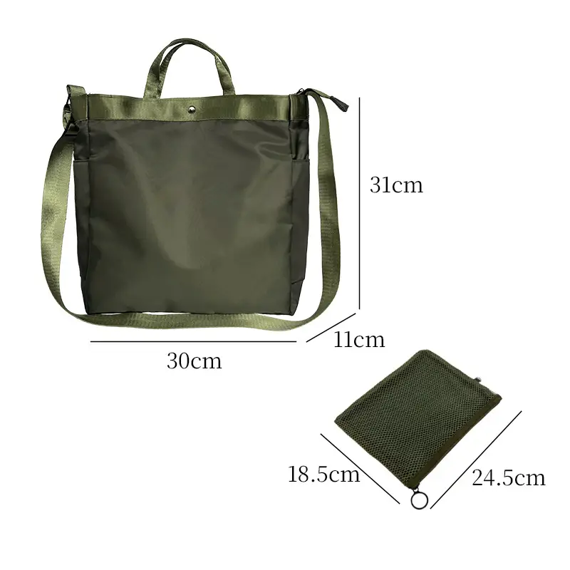 Nylon Travel Bag Waterproof Large Capacity Casual Crossbody Bag - Image 6