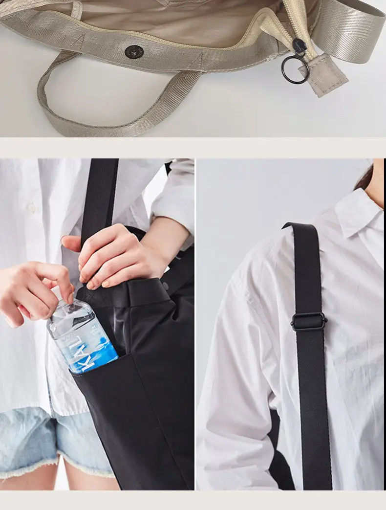 Nylon Travel Bag Waterproof Large Capacity Casual Crossbody Bag — feature 11