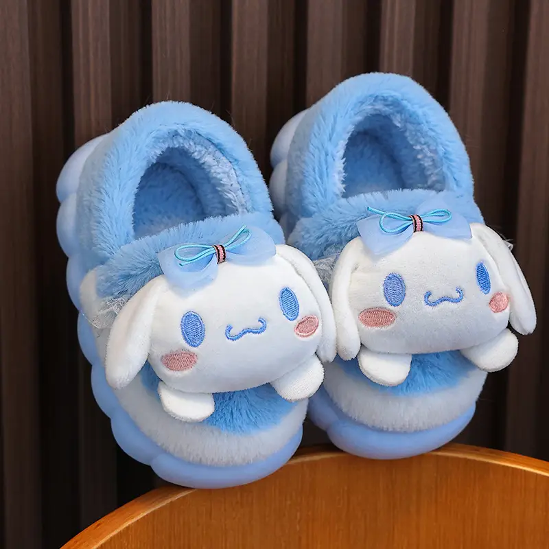 New Autumn and Winter Children's Cotton Slippers Boys and Girls Indoor Cute Cartoon Girls Slippers Baby Cotton Slippers