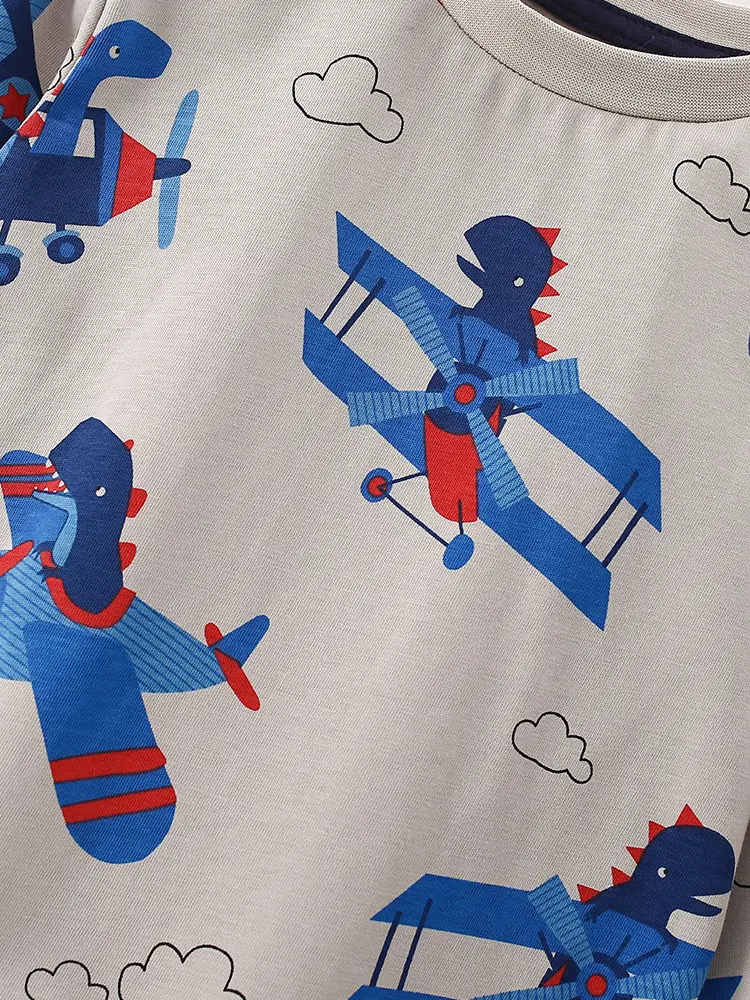 Malwee Boys T-Shirt Cartoon Print Winter Casual - Image 4