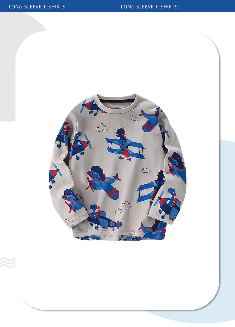 Malwee Boys T-Shirt Cartoon Print Winter Casual — feature 9
