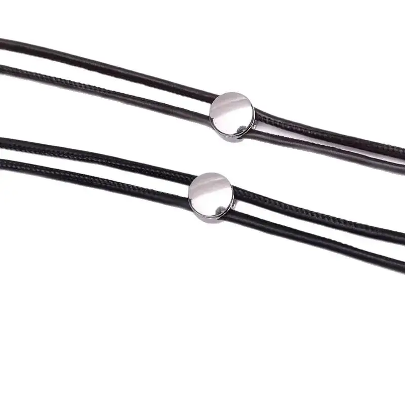Women's Black Knot Belt with Silver Buckle - Image 9