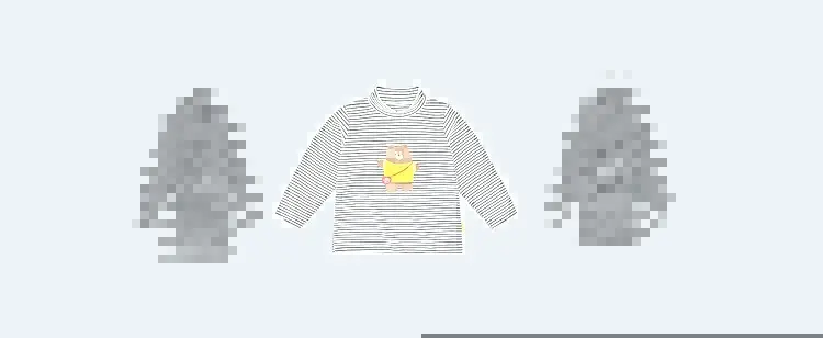 Doodle Baby Long Sleeve T-Shirt Cream Winter Boys' Wear — feature 22
