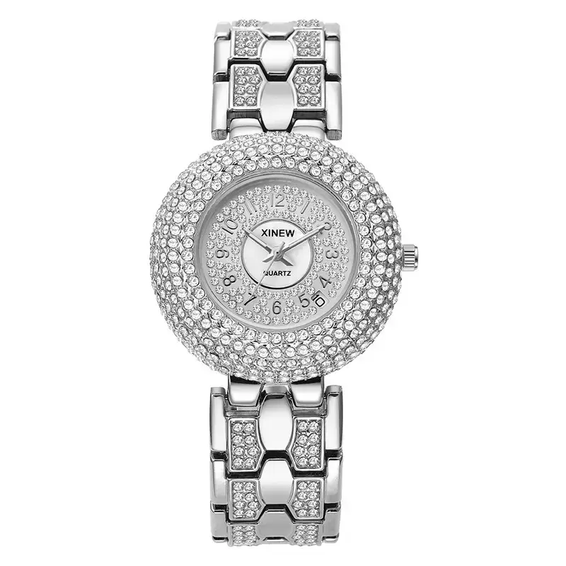 Luxury Gold Diamond Watch for Women