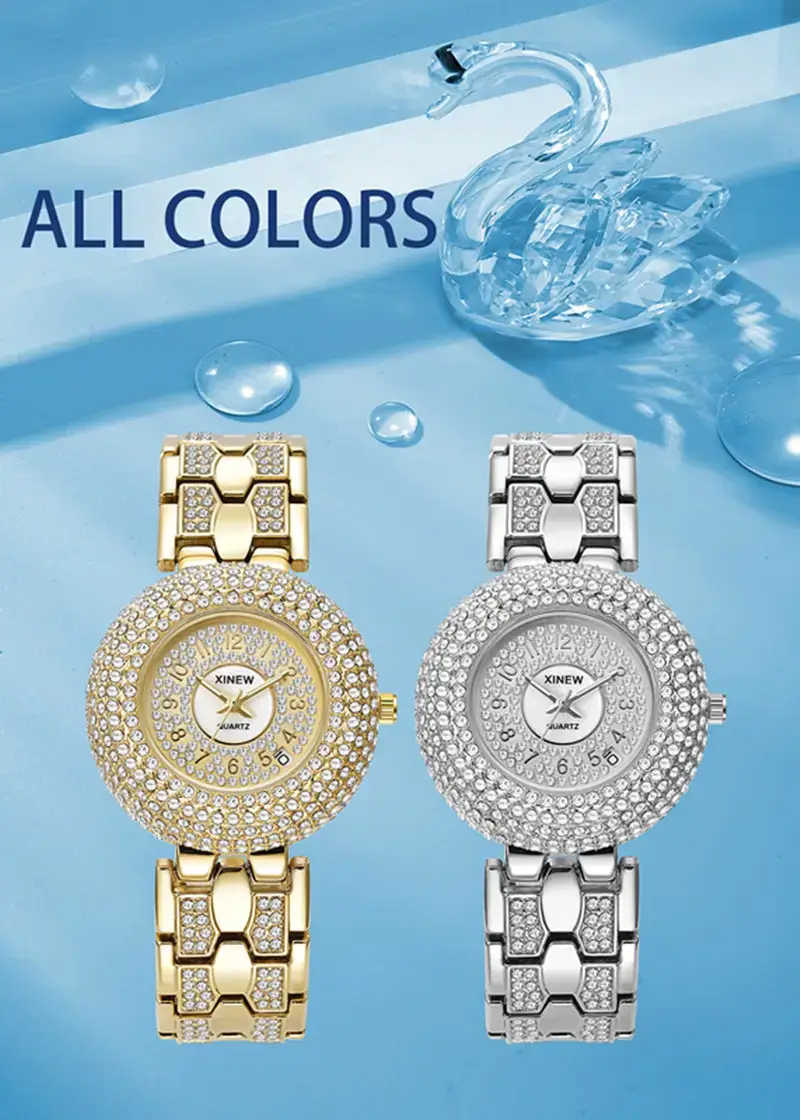 Luxury Gold Diamond Watch for Women — feature 13