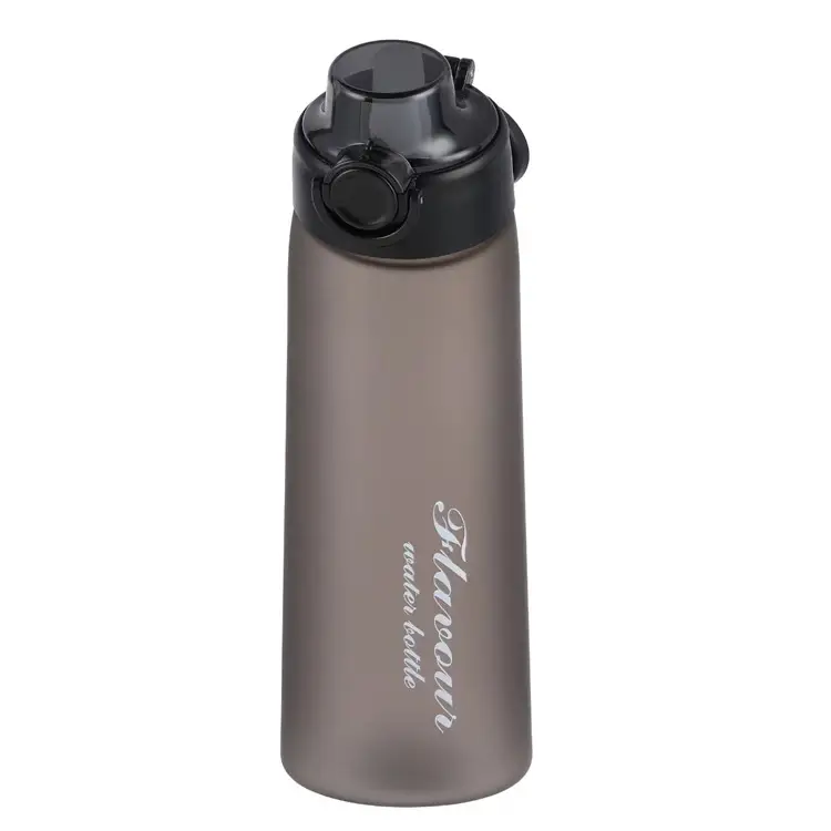 Cross-border explosions fun fruit student water bottle 0 sugar 0 card fragrance straw two-color gradient plastic water cup artifact