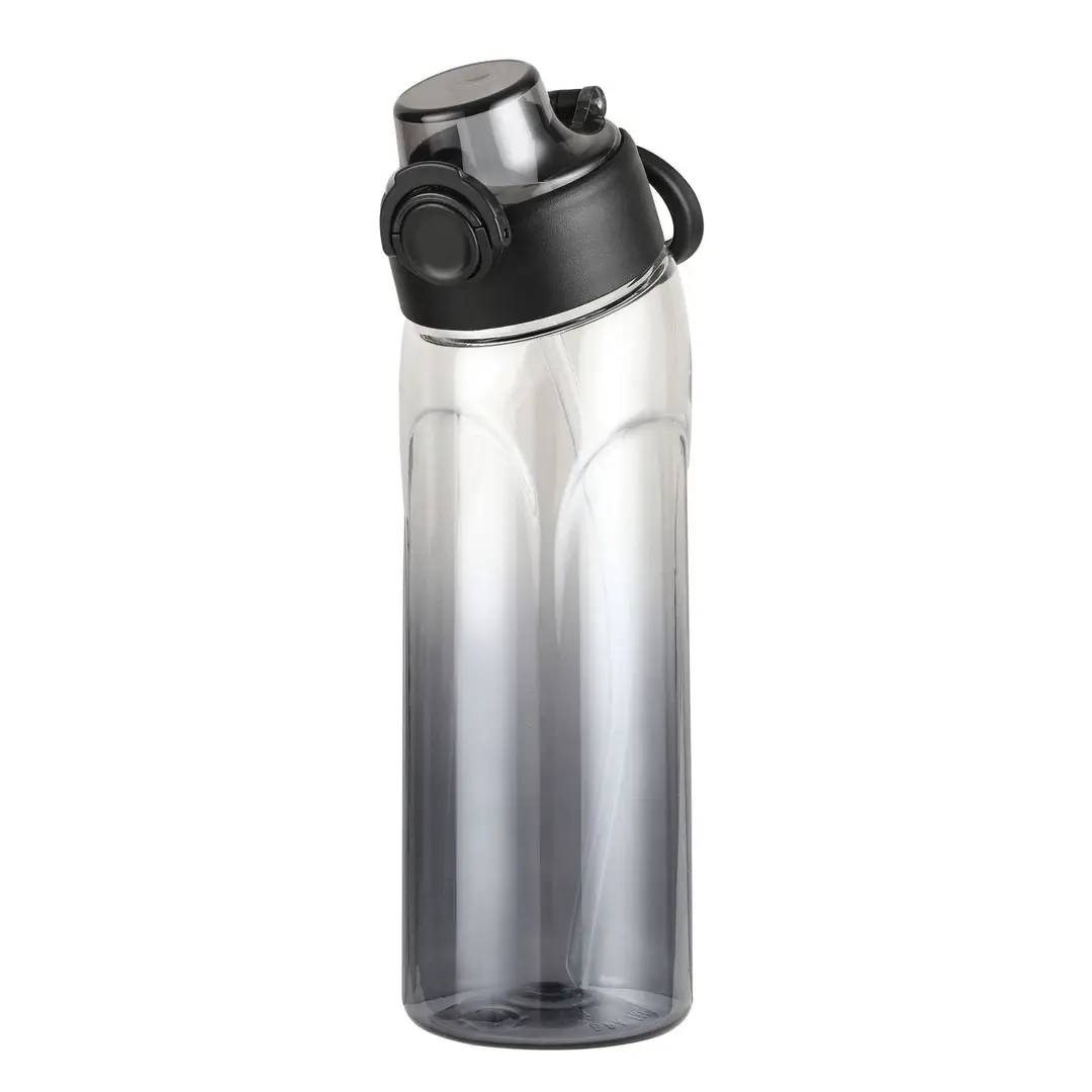 Cross-border explosions fun fruit student water bottle 0 sugar 0 card fragrance straw two-color gradient plastic water cup artifact