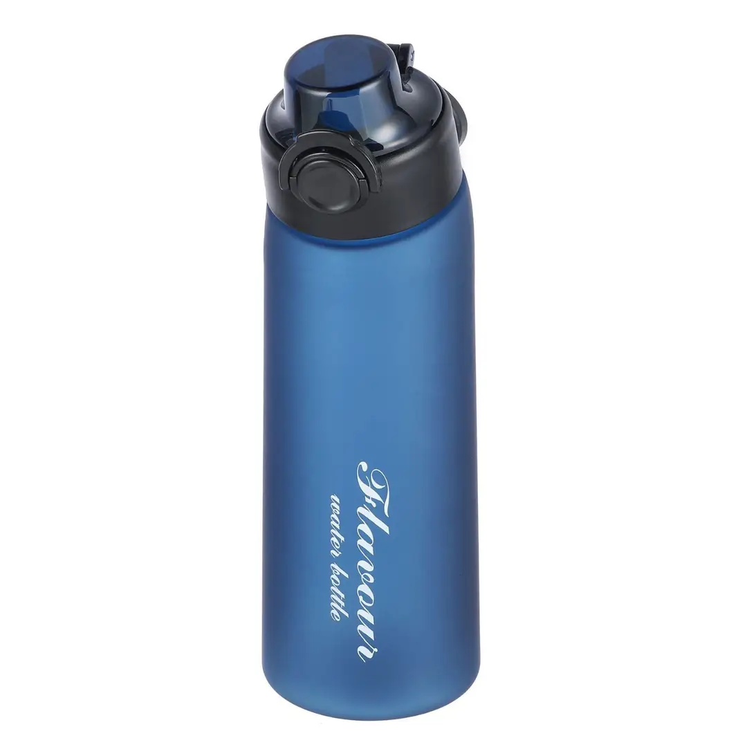 Cross-border explosions fun fruit student water bottle 0 sugar 0 card fragrance straw two-color gradient plastic water cup artifact
