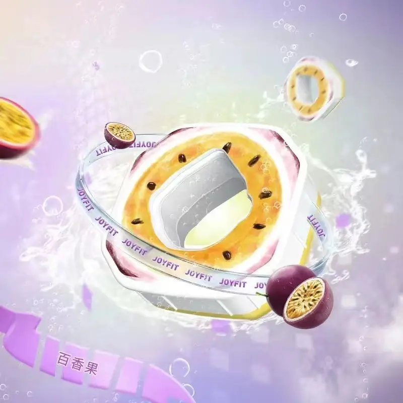 Cross-border explosions fun fruit student water bottle 0 sugar 0 card fragrance straw two-color gradient plastic water cup artifact