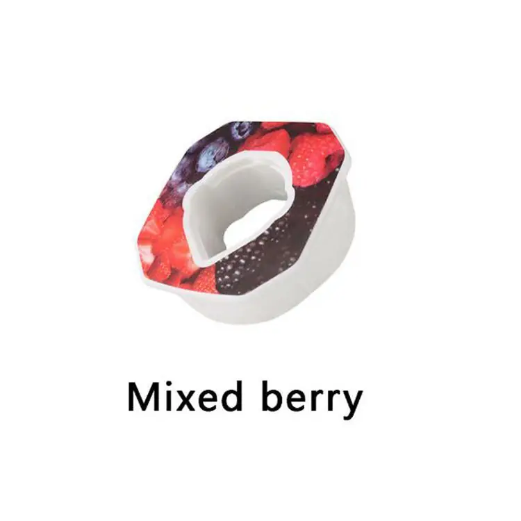Cross-border explosions fun fruit student water bottle 0 sugar 0 card fragrance straw two-color gradient plastic water cup artifact