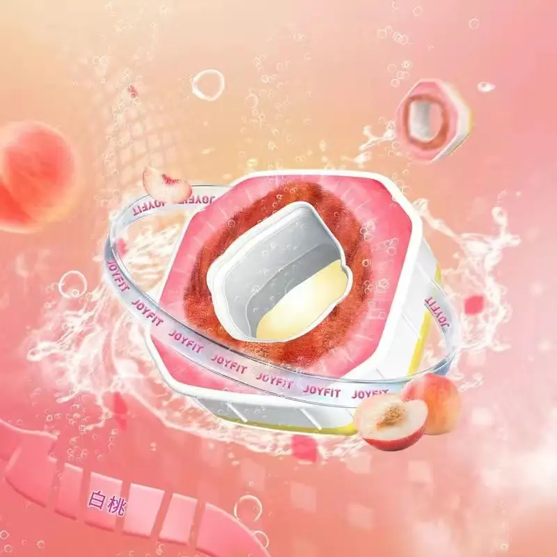 Cross-border explosions fun fruit student water bottle 0 sugar 0 card fragrance straw two-color gradient plastic water cup artifact