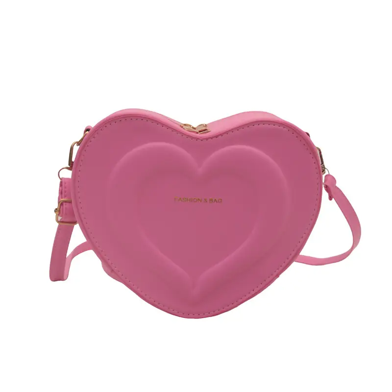 Women's Heart Shaped Shoulder Bag White 2024 Winter - Image 11