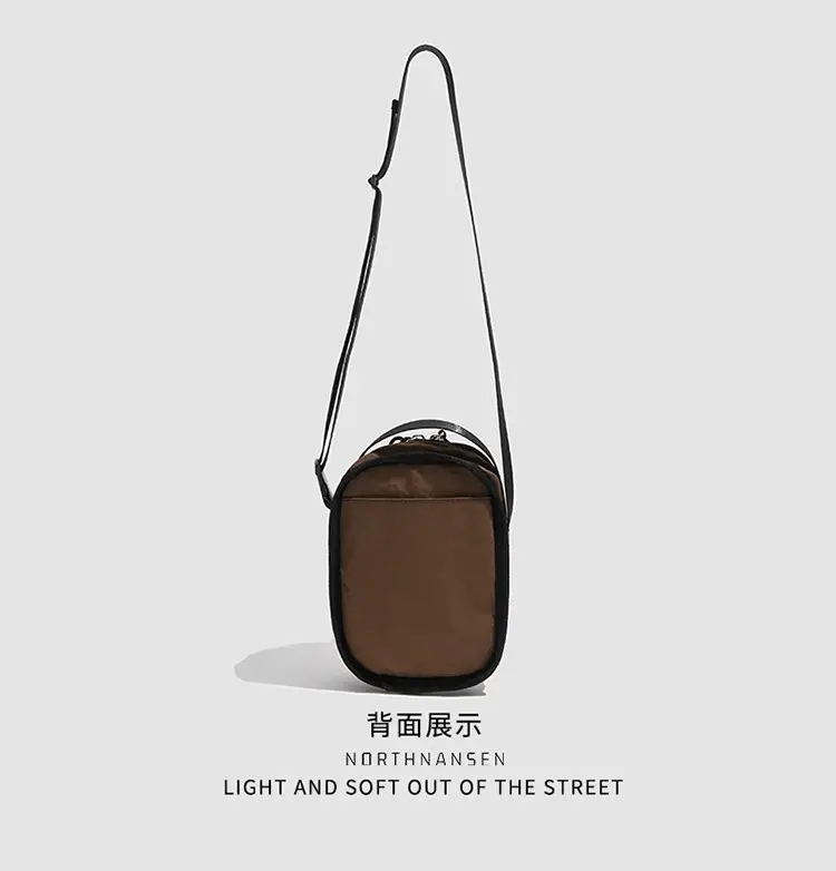 Women's Casual Crossbody Phone Bag Brown Beige — feature 19