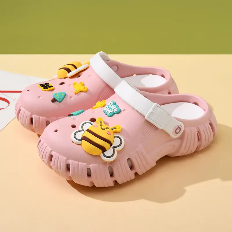 Thick-soled hole shoes women's summer non-slip breathable slippers cartoon EVA breathable wear-resistant non-smelly feet outside wear sandals - Image 2