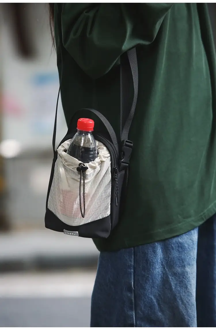 Black Crossbody Phone Bag for Men Lightweight Mobile Carry — feature 11