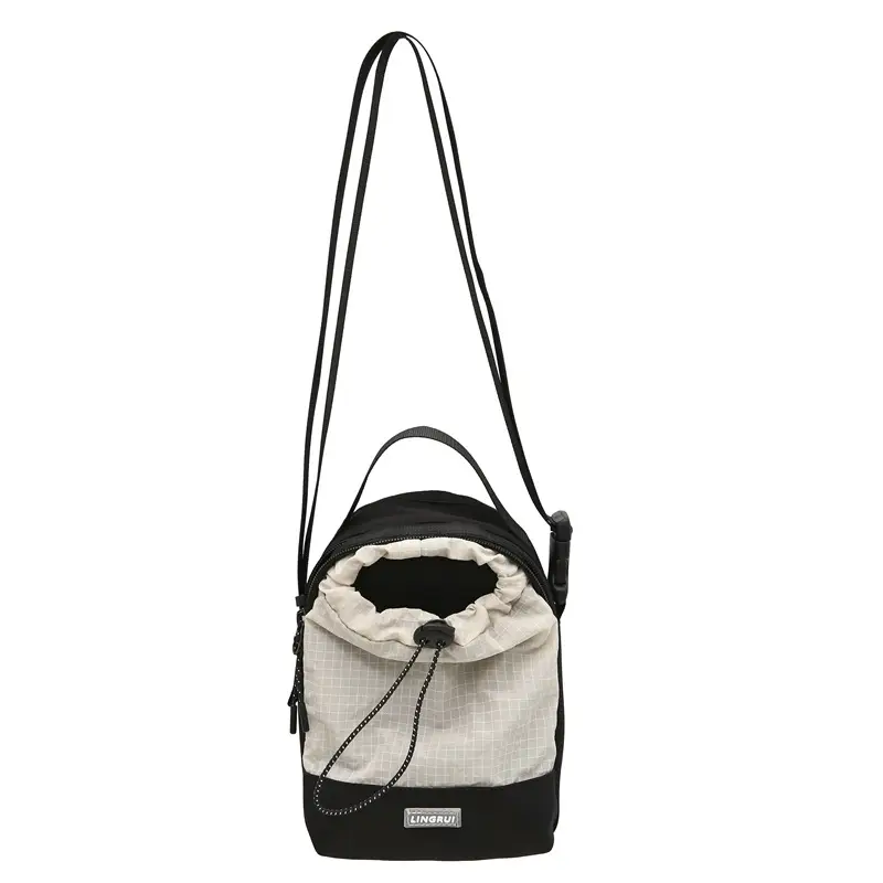 Black Crossbody Phone Bag for Men Lightweight Mobile Carry - Image 2