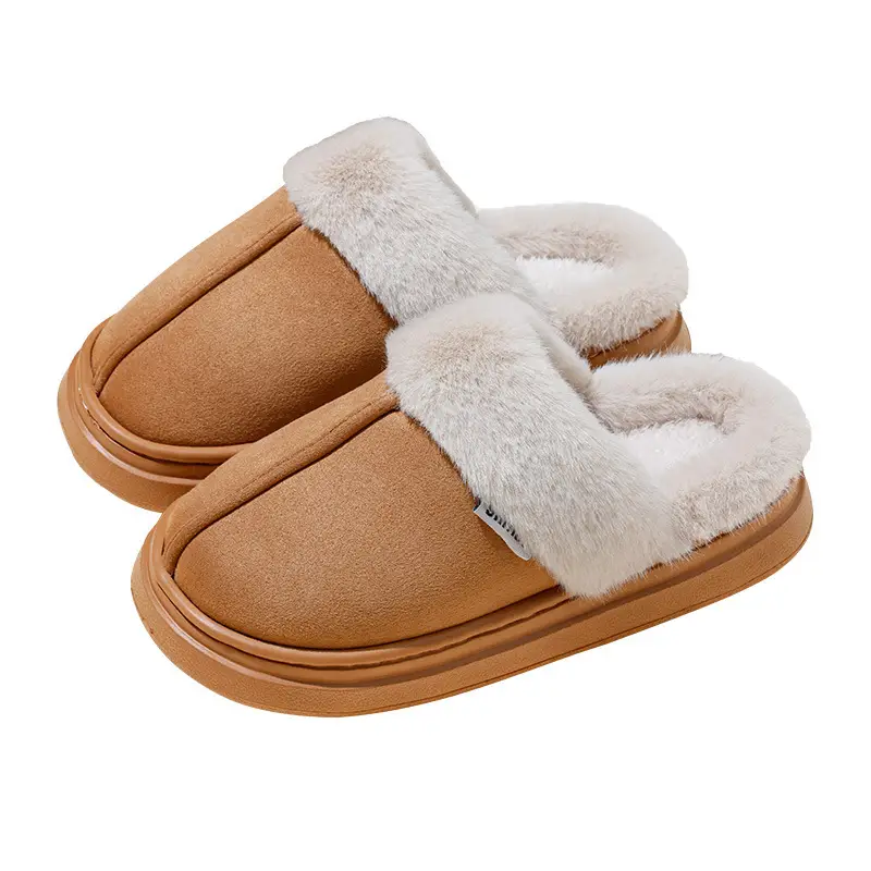 Women Cross-Border Woolen Slippers Winter Indoor Thick Non-Slip - Image 8