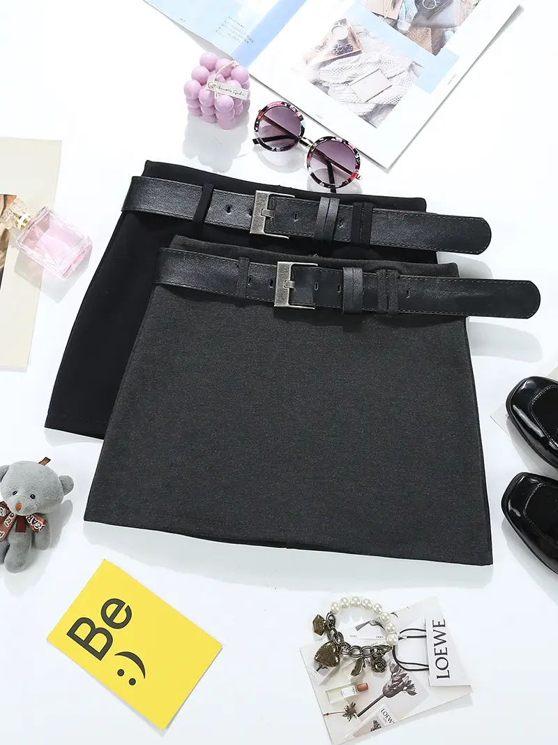 Black Crossbody Belt with Zip for Women — feature 1
