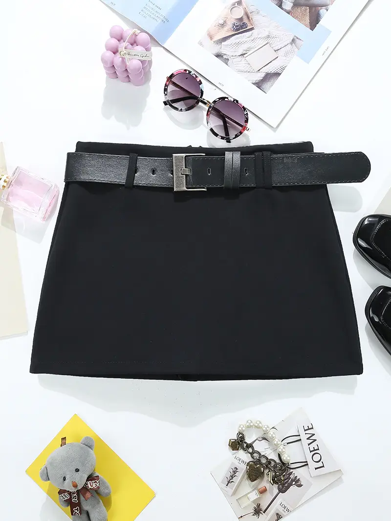 Black Crossbody Belt with Zip for Women — feature 9