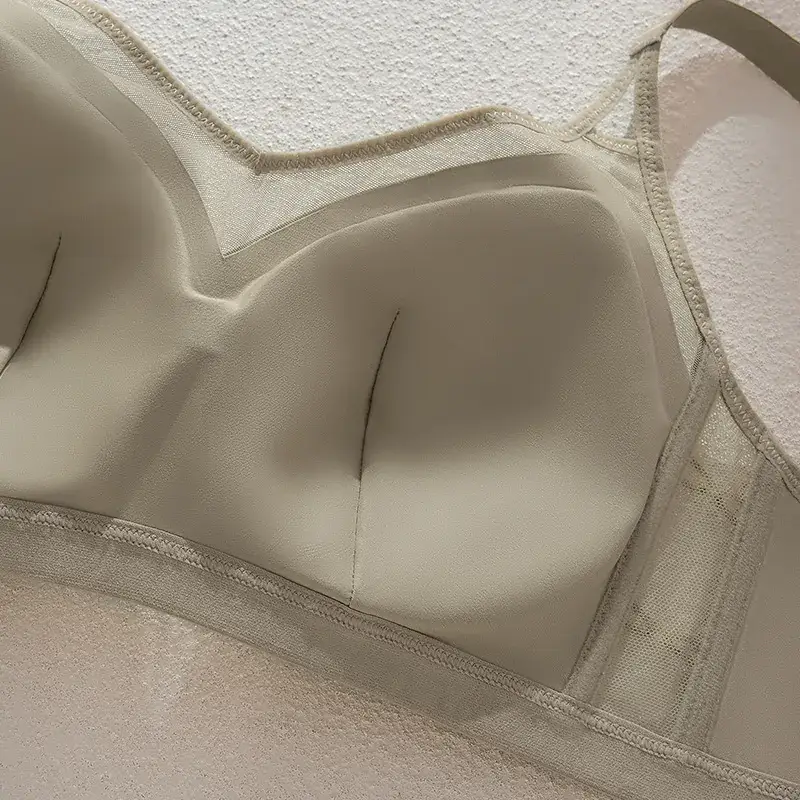 Luxury Gossed Satin Anti-Sagging Bra Women Large - Image 8