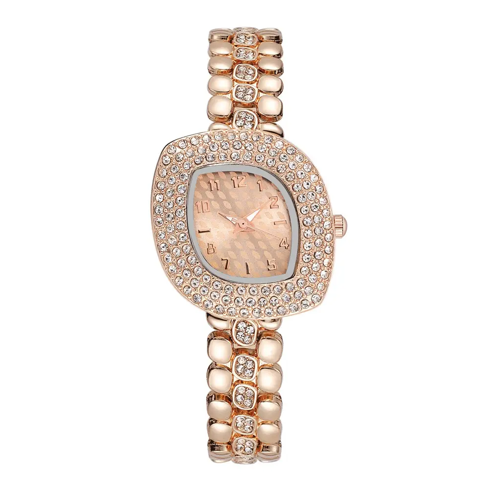 Ladies Diamond Bracelet Watch Silver Sparkle