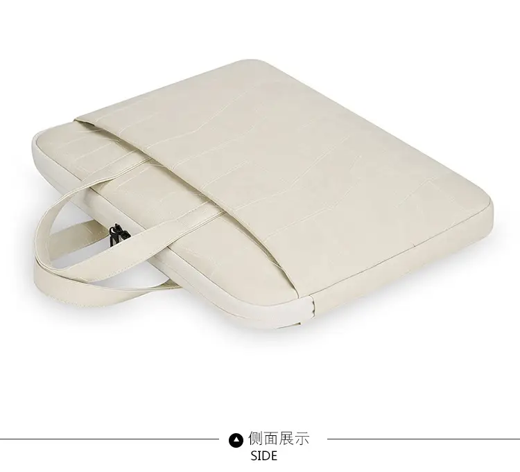 Black Cuff Leather Laptop Shoulder Bag Business Commuter — feature 25