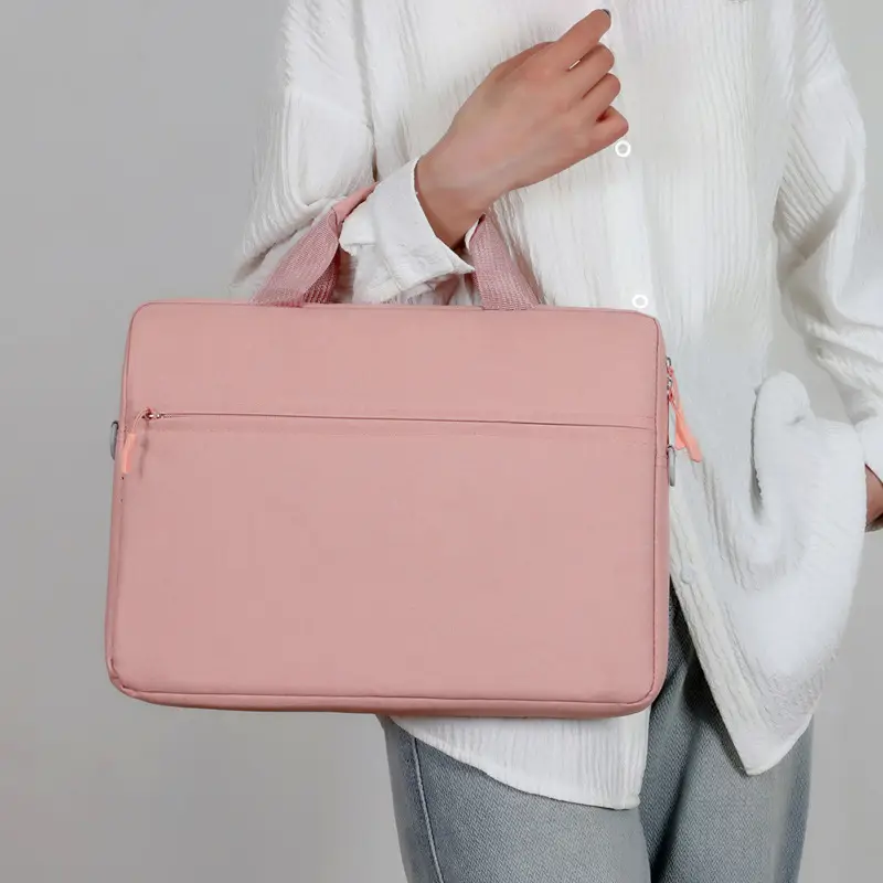 Lightweight Laptop Bag Grey Shoulder Crossbody - Image 5