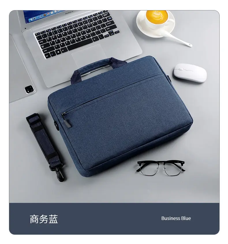 Lightweight Laptop Bag Grey Shoulder Crossbody — feature 26