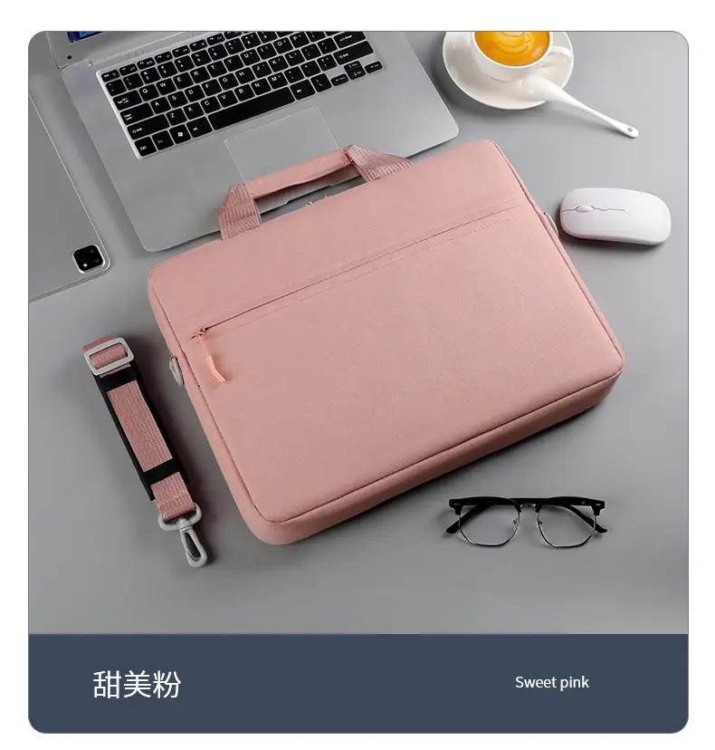 Lightweight Laptop Bag Grey Shoulder Crossbody — feature 28