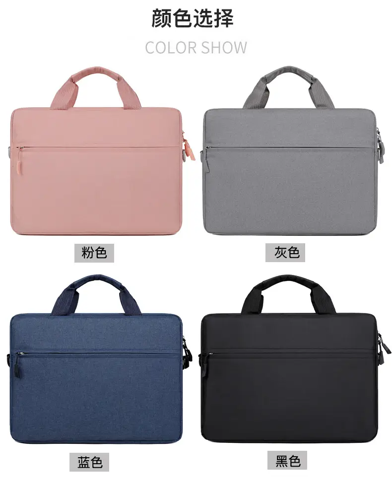 Lightweight Laptop Bag Grey Shoulder Crossbody — feature 3