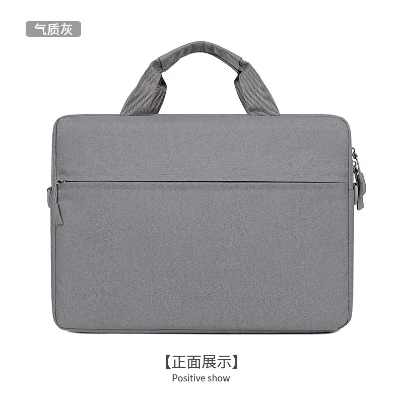 Lightweight Laptop Bag Grey Shoulder Crossbody — feature 35