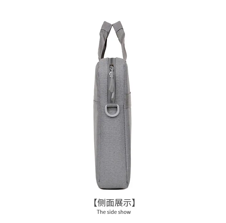 Lightweight Laptop Bag Grey Shoulder Crossbody — feature 37