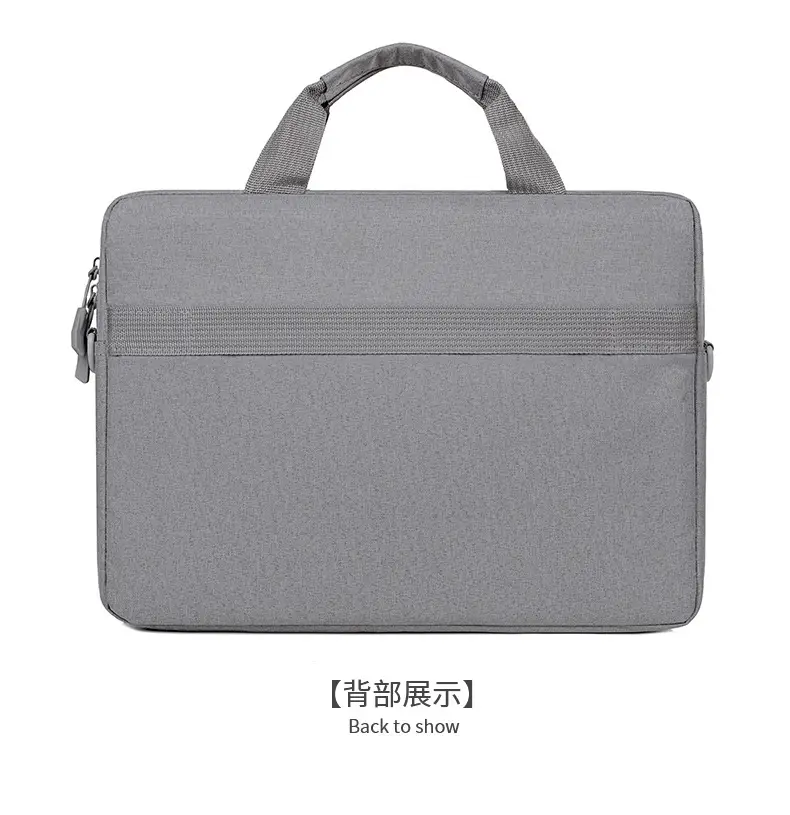 Lightweight Laptop Bag Grey Shoulder Crossbody — feature 38