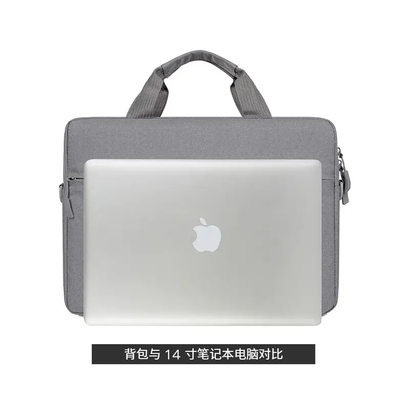 Lightweight Laptop Bag Grey Shoulder Crossbody — feature 6