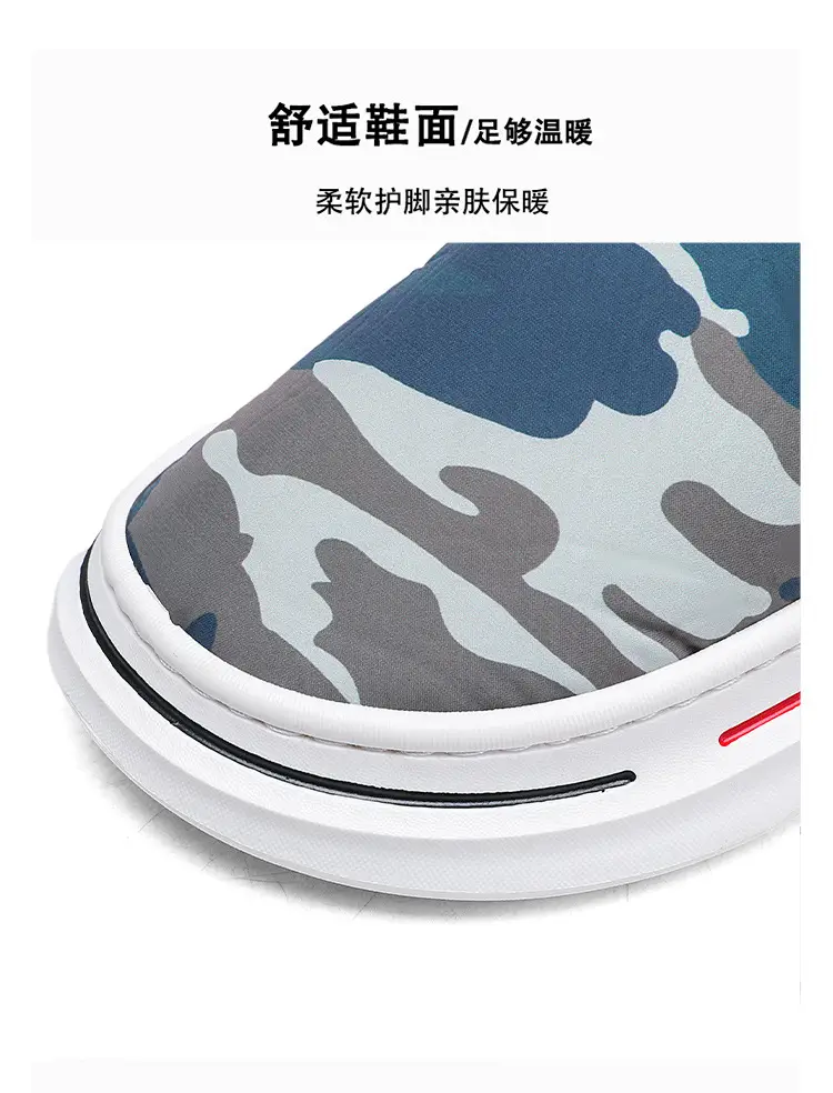 Cotton Slippers Autumn and Winter New Home Indoor Couple Plus Velvet Bag with Cotton Shoes Thick Sole Dung Feeling Maomao Bread Shoes — feature 5