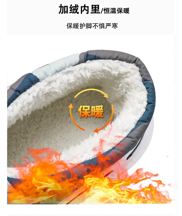 Cotton Slippers Autumn and Winter New Home Indoor Couple Plus Velvet Bag with Cotton Shoes Thick Sole Dung Feeling Maomao Bread Shoes — feature 6