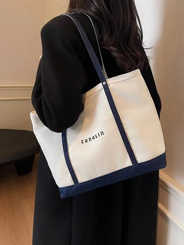 Canvas Large Capacity Shoulder Bag for Women 2026 - Image 5