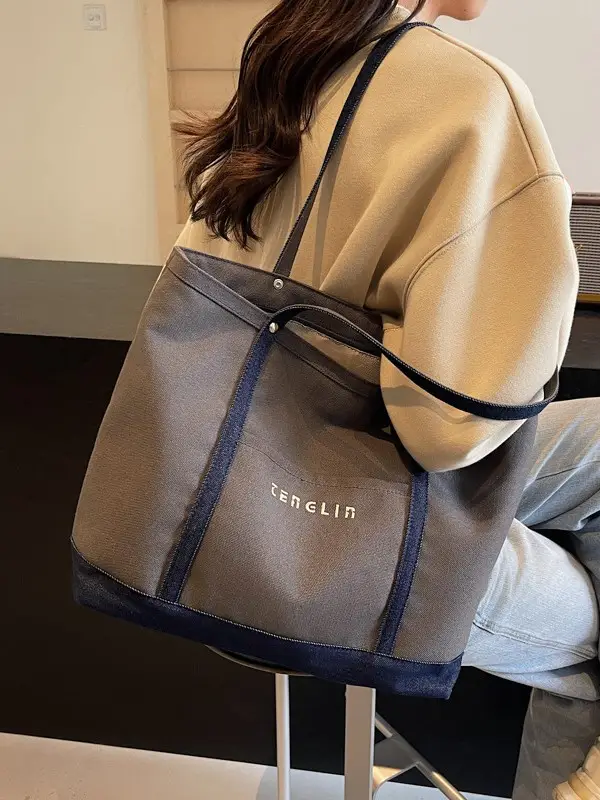 Canvas Large Capacity Shoulder Bag for Women 2026 - Image 7