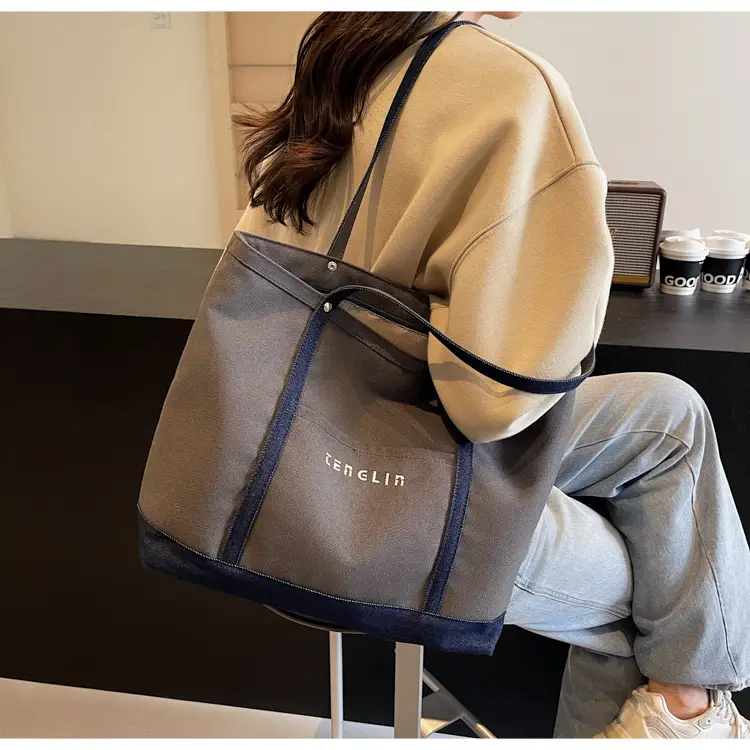 Canvas Large Capacity Shoulder Bag for Women 2026 — feature 11