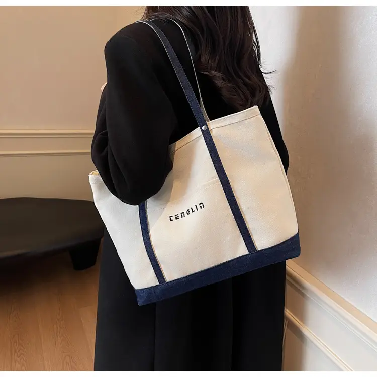 Canvas Large Capacity Shoulder Bag for Women 2026 — feature 14
