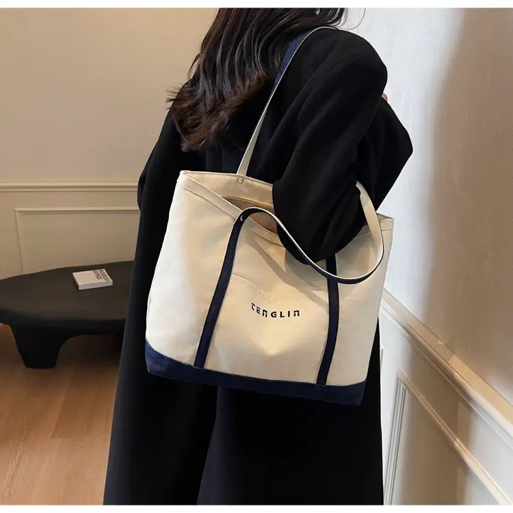 Canvas Large Capacity Shoulder Bag for Women 2026 — feature 17