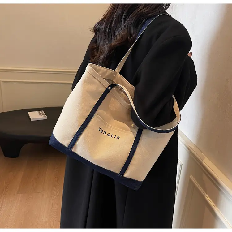 Canvas Large Capacity Shoulder Bag for Women 2026 — feature 20