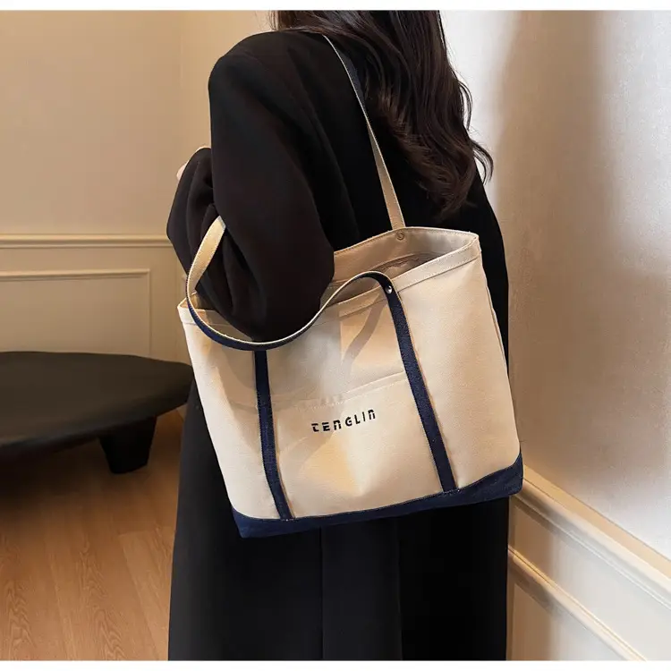 Canvas Large Capacity Shoulder Bag for Women 2026 — feature 22